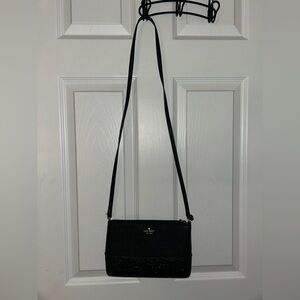 Kate Spade Black Glitter Crossbody